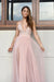 rene the label blush pink tulle prom dress