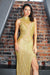 gold beaded miss universe pageant dress